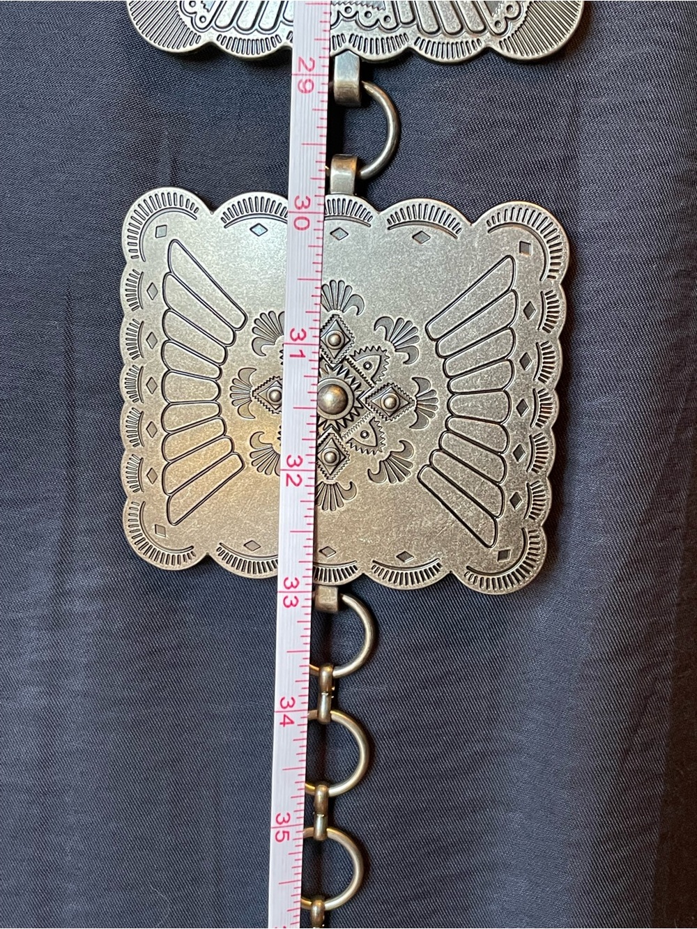 Angel Ranch Concho Link Belt - Picture 7 of 9